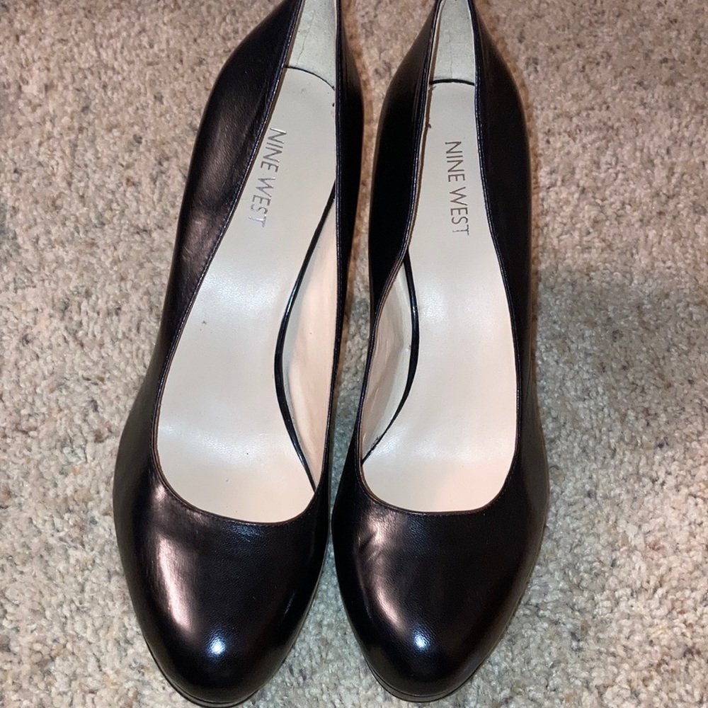 Black patent leather